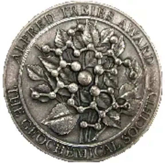 The Alfred Treibs Medal,
presented annually by the
Organic Geochemistry Division