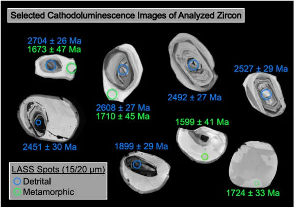 Zircon from metapelite lower crustal xenoliths Montana
