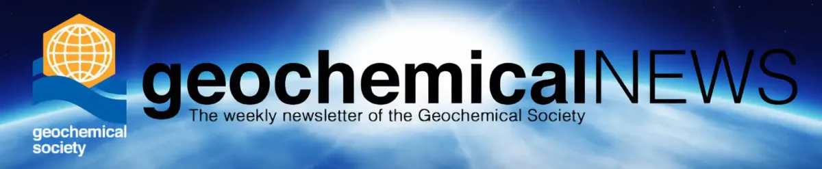 Geochemical News Header
